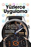 Wearfit Pro Hk 4 Hero Tüm Telefonlara Uyumlu Yuvarlak Akıllı Saat Gold