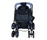Vavbaby Dual Comfort Line Çift Yönlü Bebek Arabası Siyah