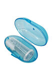 Babyjem Silikon Bebek Parmak Diş Kaşıyıcı Fırçası ( Mavi, Silikon)