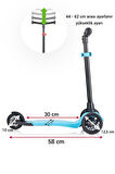 VaVbaby 3 Tekerli Yükseklik Ayarlı Ziply Scooter Mavi