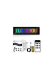 Led Matrix Panel Cama Yapışan Telefon Kontrollü Led Ekran Panel Büyük Boy(16x64)