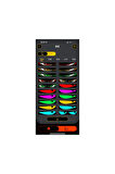Led Matrix Panel Cama Yapışan Telefon Kontrollü Led Ekran Panel Büyük Boy(16x64)