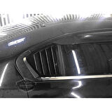 Honda Civic FB7 2012-2016 Uyumlu Kelebek Cam Izgarası Kelebek Cam Vizörü Havalandırma Sağ Sol Takım Parlak Siyah