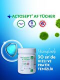 ACTOSEPT® AF TÜCHER 100 mendil | Yüzeyler İçin Alkol Bazlı Kullanıma Hazır Dezenfeksiyon Mendili