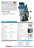 MAB 825 1800 W-MK3-4 Kademeli-100 mm Profesyonel Manyetik Matkap