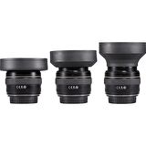 Ayex Üç Kademeli 55Mm Kauçuk Lens Hood (Parasoley)