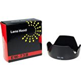 Ayex Canon Ef-S 17-85Mm, Ef-S 18-135Mm İçin Ew-73B Lens Hood Parasoley