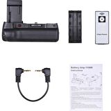 Ayex AX-1100D IR Kumandalı Battery Grip, Canon EOS 1100D, 1200D, 1300D, 1500D, 2000D Uyumlu