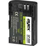 Ayex LP-E6N Batarya, Canon EOS R, R5, R6, 90D, 80D, 70D, 60D, 7D, 6D, 5D Mark II, III, IV Uyumlu