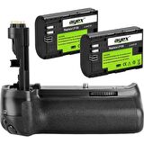 Canon 70D, 80D İçin Ayex Ax-70D Battery Grip + 2 Ad. Lp-E6 Batarya