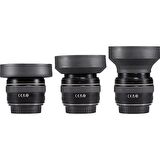 Ayex Üç Kademeli Kauçuk Parasoley 52Mm Lens Hood