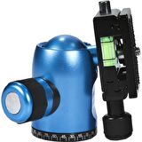 Jusino BS-08Q Tripod Kafası Mavi