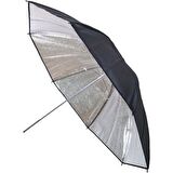 Ayex Stüdyo Reflektör Şemsiyesi 84Cm (33'') Gümüş Siyah