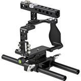 Ayex Sony A6000, A6300, A6500 Için Ayex C6 Camera Cage, Kamera Kafesi