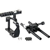Ayex Sony A6000, A6300, A6500 Için Ayex C6 Camera Cage, Kamera Kafesi