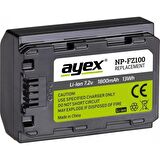 Ayex Sony A9, A9R, A9S, A7 Iıı, A7R Iıı İçin Ayex Np-Fz100 Batarya