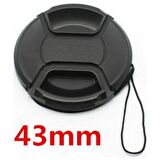 Snap On Lens Kapağı 43Mm , Objektif Kapağı Bağcıklı
