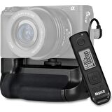 MeiKe Sony A6500 için MeiKe MK-A6500 Pro Battery Grip + 1 Ad. NP-FW50 Batarya