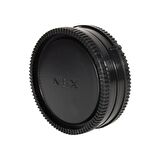 Ayex Sony Nex, E Mount İçin Body Kapağı Ve Lens Arka Kapağı
