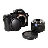 Ayex Sony Nex, E Mount İçin Body Kapağı Ve Lens Arka Kapağı