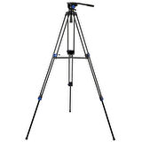 ayex VT-827 Profesyonel Video Tripod – 20kg Taşıma Kapasiteli, Video Kafalı