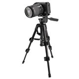 ayex LT-256 Hafif Kamera Tripodu – 3 Yönlü Kafa, Hızlı Geçiş Plakası, Kompakt ve Taşınabilir