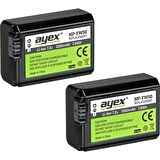Ayex Sony A6000, A6300 Için Ayex AX-A6300 Battery Grip + 2 Ad. NP-FW50 Batarya