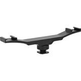 Ayex Dslr Için Flaş Bracket Iki Girişli Flaş Led - Mikrofon Tutucu