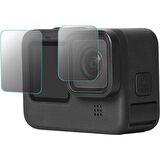 Ayex Hero 9 Temperli Cam Ekran Koruyucu Gopro Hero 9 Uyumlu