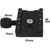 Ayex Arca-Swiss Standart Ayex QR60S Clamp ve Pu-60 Quick Release