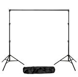 Ayex  Teleskopik Crossbarlı Taşınabilir Fon Askı Sistemi 280cm x 300cm