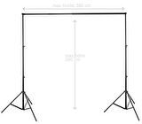 Ayex  Teleskopik Crossbarlı Taşınabilir Fon Askı Sistemi 280cm x 300cm