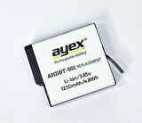 Ayex AHDBT-501 Batarya, GoPro Hero 5, 6, 7, 8 Uyumlu