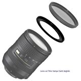 Ayex 43mm - 55mm Step-Up Ring Filtre Adaptörü 43-55mm