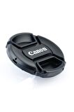 Canon İçin 72mm Snap On Lens Kapağı, Objektif Kapağı