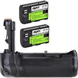 Canon Eos 7D Mark Iı İçin Ayex Ax-7Dıı Battery Grip + 2 Ad. Lp-E6 Batarya