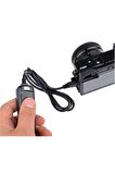 Sony A6500 A6300 A6000 A5000 A3000 İçin Pixel Kablolu