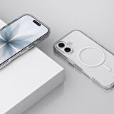 Vonmahlen iPhone 17 Şeffaf Kılıf - Beyaz