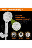 Aqua Bagno Smile El Duşu - Duş Başlığı 3 Fonksiyonlu