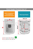Aqua Bagno Mega Yavaş Kapanan Klozet Kapağı