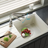 Adell Kelvin Spiralli Mutfak Bataryası-Krom