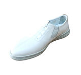 Lbr H1022 Erkek Hakiki Deri Kauçuk Antik Casual Ayakkabı Kemik