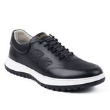 Libero Lz5906 Unisex Hakiki Deri Eva Antik Günlük Comfort Ayakkabı Siyah