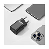 Baseus Apple iPhone Uyumlu 12 / Pro/ Pro Max/ Mini Type-C Şarj Cihazı Qc Hızlı Şarj 20W Super Si Qc 20W HBCV0000144WWY