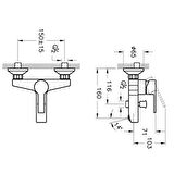 Artema Fold S Banyo Bataryası Krom A42535