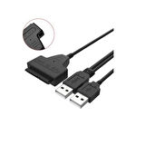 USB 2.0 2.5 3.5 İnç Sata SSD Hdd Hard Disk Dc Güç Çevirici Dönüştürücü Adaptör Kablosu