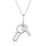 925 Ayar Gümüş Anahtar Kadın Gümüş Kolye PT26109173