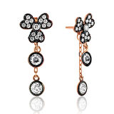 925 Ayar Gümüş Sallantılı Yonca Küpe EA1160120