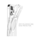 Vonmahlen Transparent Case iPhone 14 Plus Sararma Önleyici Korumalı Şeffaf Telefon Kılıfı