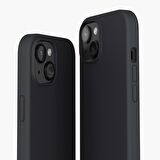 Vonmahlen iPhone 15 için Manyetik Silikon Kılıf - Lacivert